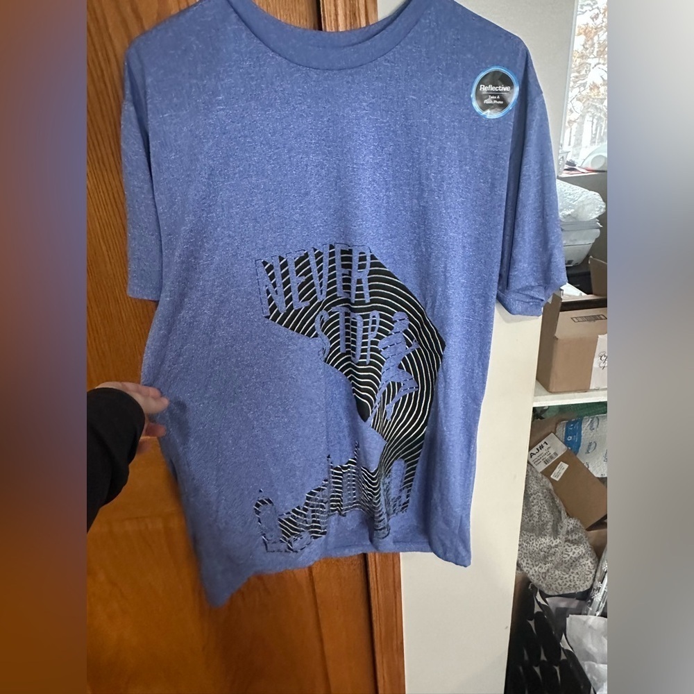 Athletic Works Men's Short Sleeve Tee in Blue
